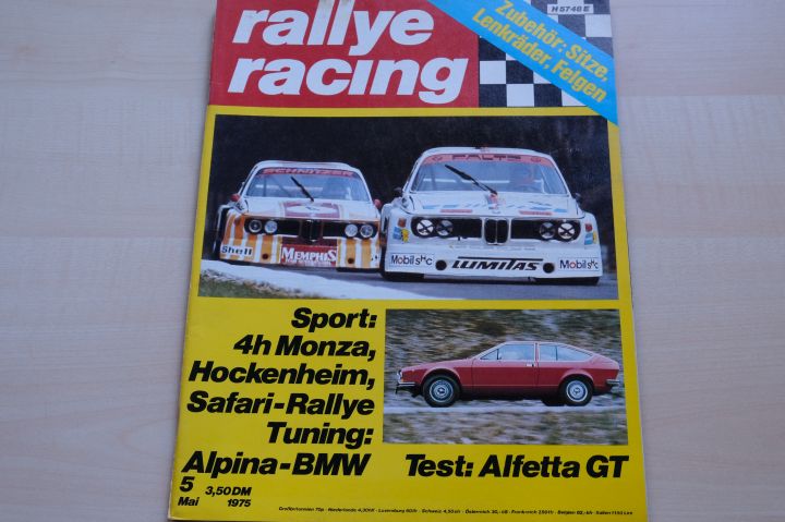 Deckblatt Rallye Racing (05/1975)